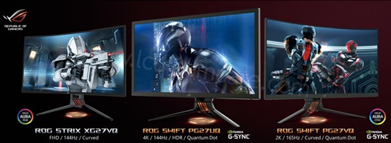 Asus XG27VQ, PG27VQ et PG27UQ Asus XG27VQ, PG27VQ et PG27UQ