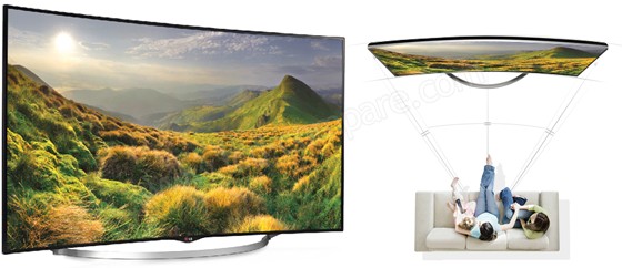 LG 55UC970V : Téléviseur incurvé (crédit : LG) LG 55UC970V : Téléviseur incurvé (crédit : LG)