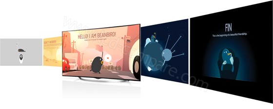 LG 55UC970V : Smart TV avec WebOS (crédit : LG) LG 55UC970V : Smart TV avec WebOS (crédit : LG)