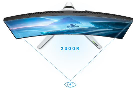 Ecran incurv� 2300R