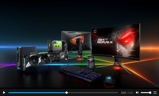 Asus ROG Swift PG27VQ : AURA Sync