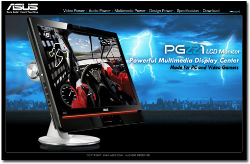 ASUS PG221 - 22 pouces - Fiche technique, prix et avis