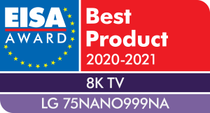LG 8K TV EISA Award 2020