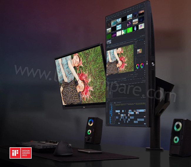 LG Ergo Dual 27QP88D-B