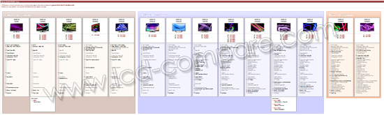 line-up LG lcd led 2012