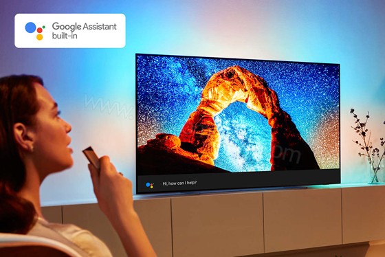 Philips 55OLED803 : Assistant Google int�gr�