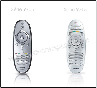 Philips 9705 / 9715 : télécommande Philips 9705 / 9715 : télécommande