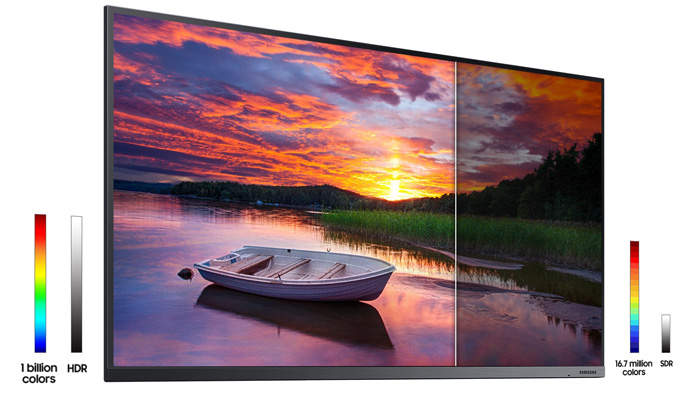 1 milliard de couleurs et technologie HDR