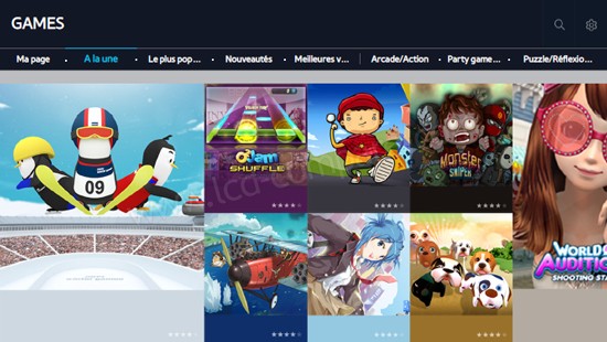 Samsung UE65JS9500 : Jeux (cr�dit : Samsung)