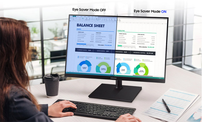 Samsung T85F Eye Saver Mode