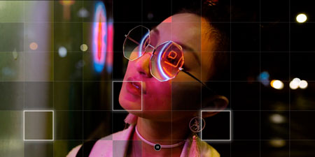 Visuel pr�sentant l'ajustement localis� du contraste et de la luminosit� par le traitement Dynamic Tone Mapping Pro 2022