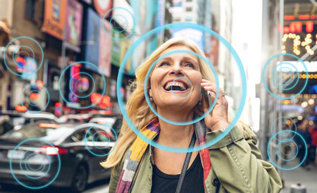 Illustration de la fonction Voice Zoom 2