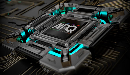 Visuel reprsentant le moteur de traitement d'image AiPQ Engine