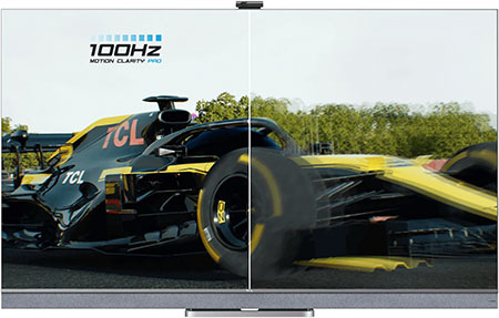 Visuel repr�sentant l'am�lioration de la nettet� d'une image rapide via la technologie Motion Clarity Pro