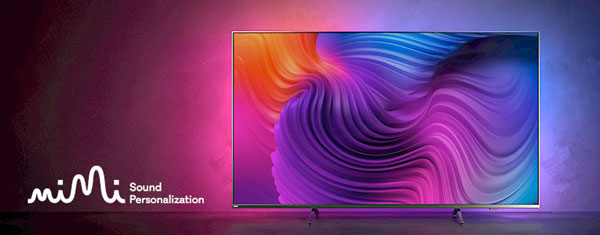 Visuel repr�sentant une TV Philips compatible Mimi Sound Personalization