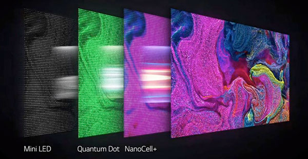 Visuel représentant une TV LG Quantum Dot NanoCell