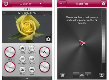 Interface LG TV Remote pour les modèles LG Smart TV 2012