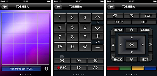 Application Toshiba TV Remote