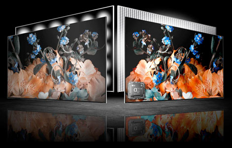 Visuel comparant l'affichage sur une TV standard et un mod�le LG avec Precision Dimming et Ultra Contrast