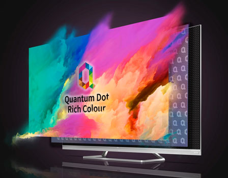 Visuel repr�sentant une TV Sharp Q-COLOUR