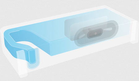 Visuel repr�sentant une enceinte Bass Reflex d'une TV Sony