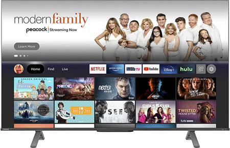 Visuel pr�sentant une TV avec syst�me FireOS