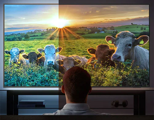 Visuel de la fonction Eye Comfort Mode de Samsung