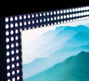 Visuel dur�tro�clairage Prime Array pr�sent dans certaines TV Hisense