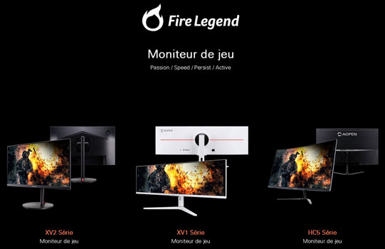 Visuel repr�sentant des �crans de jeu Fire Legend
