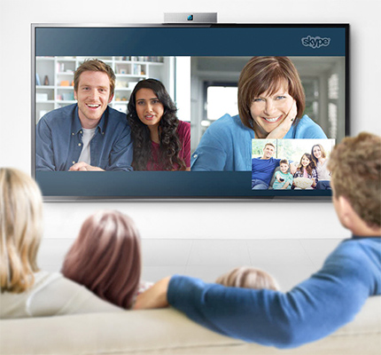 Skype sur une TV connecte