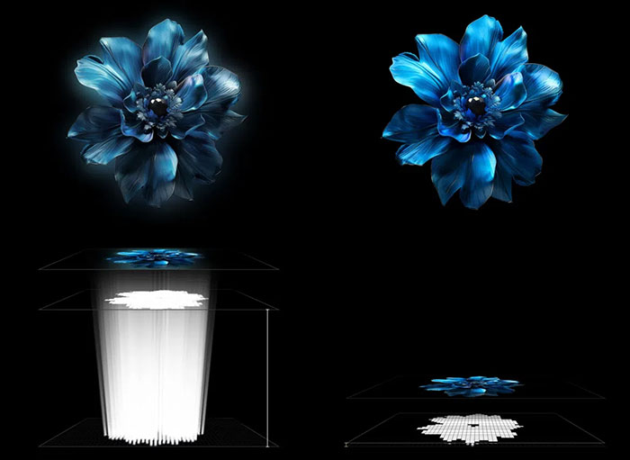 Visuel illustrant les performances d'un mod�le conventionnel (� gauche) en comparaison d'une TV TCL Micro-OD (� droite)