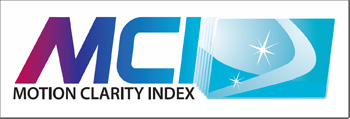 LG Motion Clarity Index (MCI) Logo MCI Motion Clarity Index