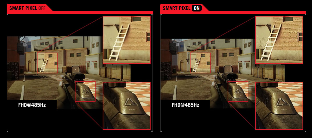 Visuel repr�sentant la fonction Asus Smart Pixel