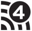 Visuel représentant le logo Wi-Fi 4