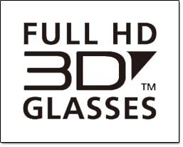 Full HD 3D Glasses logo