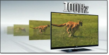 Illustration TruMotion 100Hz LG TruMotion 100Hz