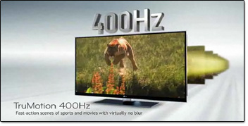 Illustration TruMotion 400Hz LG TruMotion 400Hz