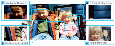 Smart VIERA Engine Pro : fonction Vivid Color