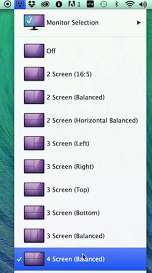 LG 4 Screen Split