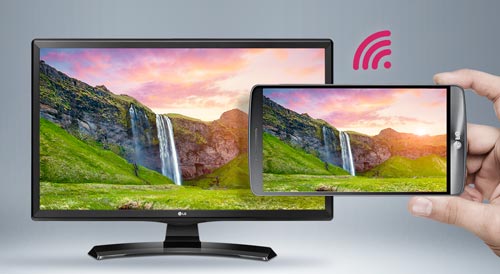 Visuel repr�sentant la fonction LG Screen Share
