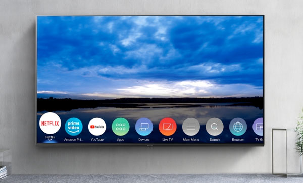 Visuel repr�sentant My Home Screen 5.0 sur une TV Panasonic