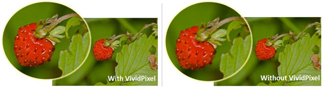 Visuel pr�sentant la technologie VividPixel