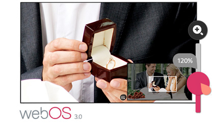 La fonction Magic Zoom des TV LG WebOS 3.0