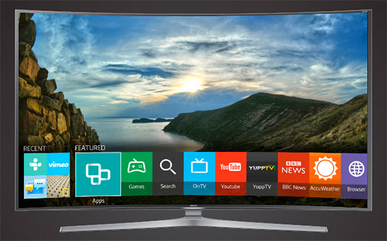 Smart TV Samsung avec interface Tizen