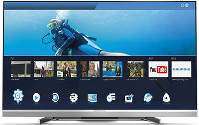 Interface d'une TV Grundig Digi 9300 Premium