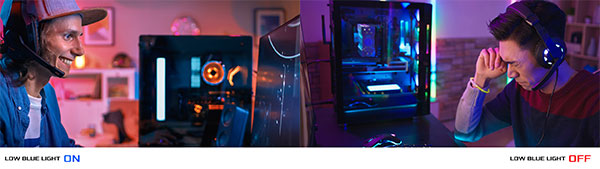 Illustration ASRock Low Blue Light