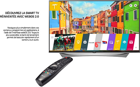 LG Super UDH TV : WebOS