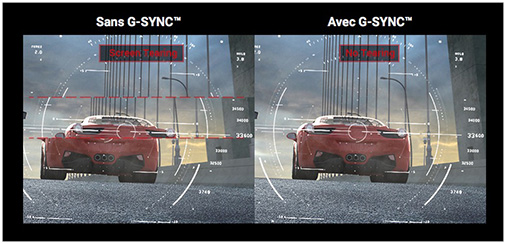 La technologie NVidia G-Sync sur les moniteurs ROG Swift