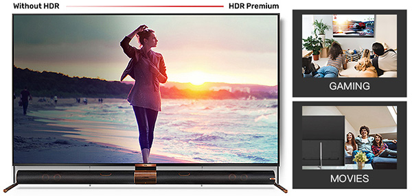 Illustration d'une TV TCL HDR Premium