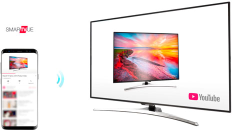 Visuel reprsentant la fonction SmartVue Cast